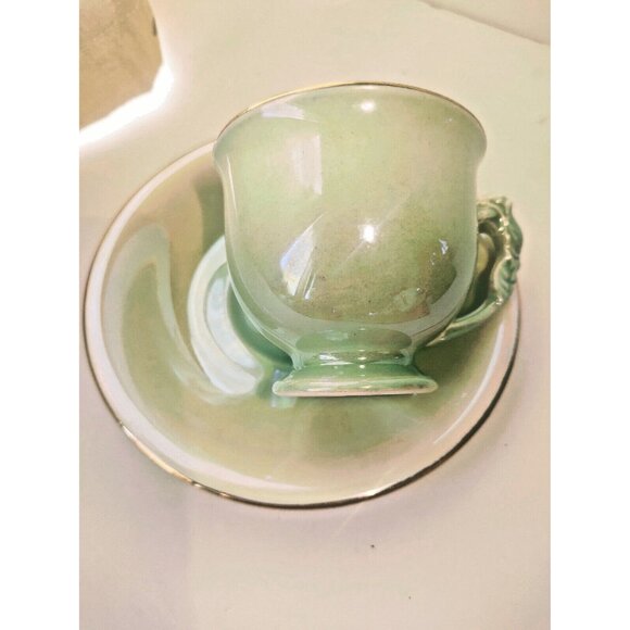 Vintage Royal Winton Grimwades Bone China Tea Cup & Saucer Set Floral HANDLE - Picture 9 of 14